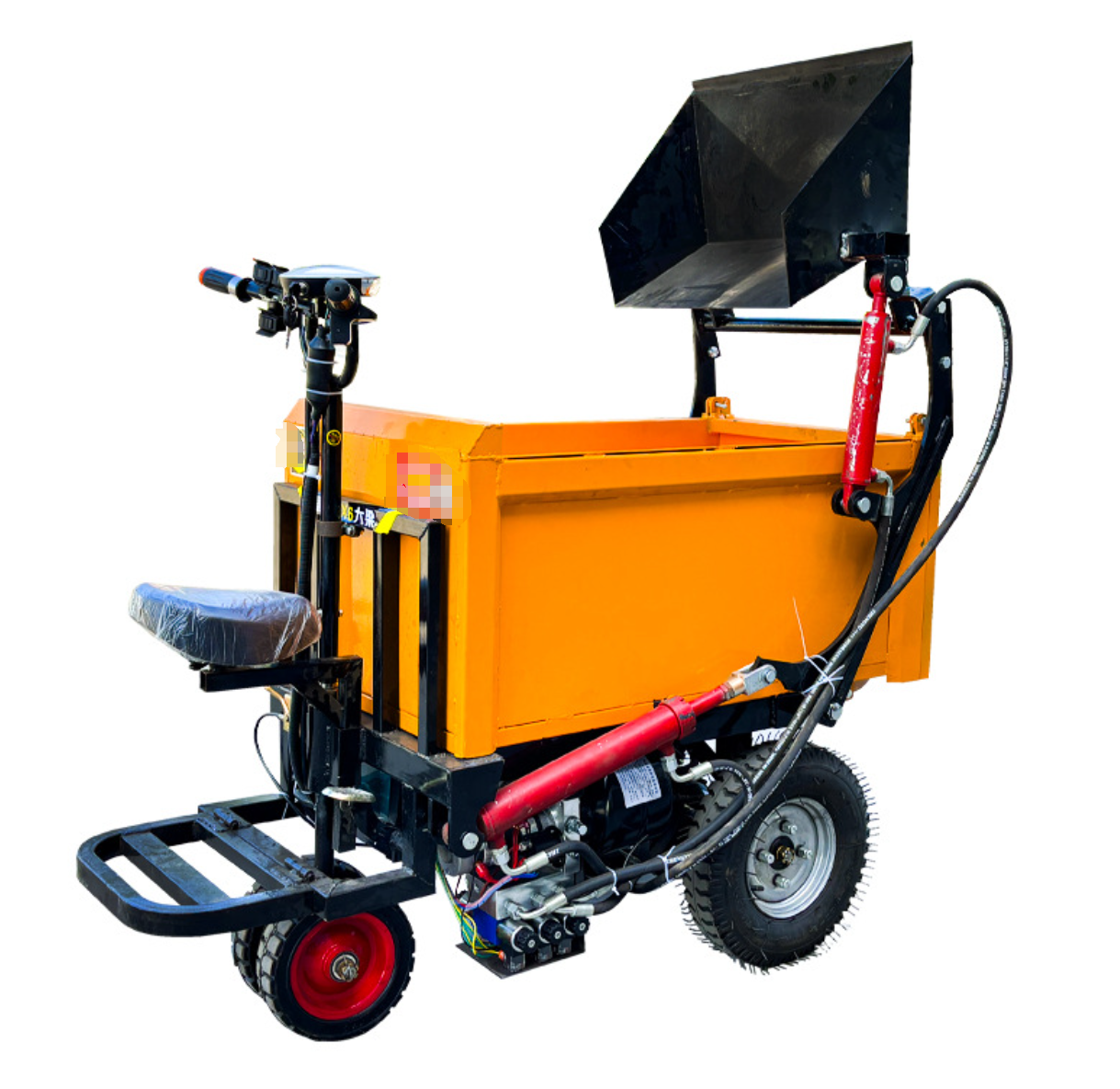 Multi-functional tipping bucket hydraulic dump small shovel