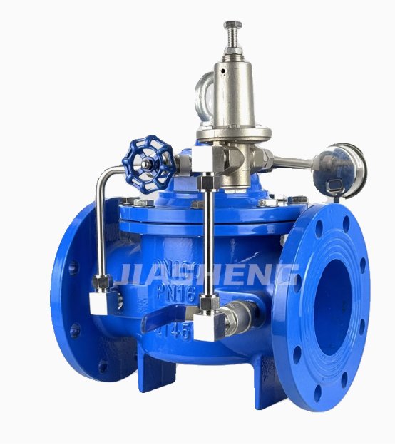 Adjustable pressure reducing valve, tap water pilot flange, fire water control valve, stabilizing va