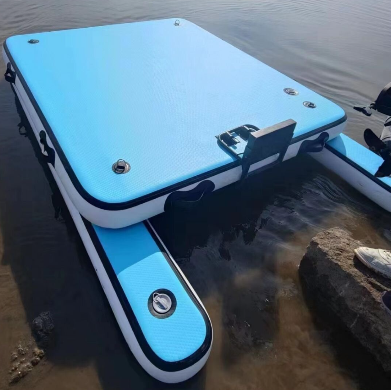 Inflatable Pontoon PVC Brushed Fishing Boat