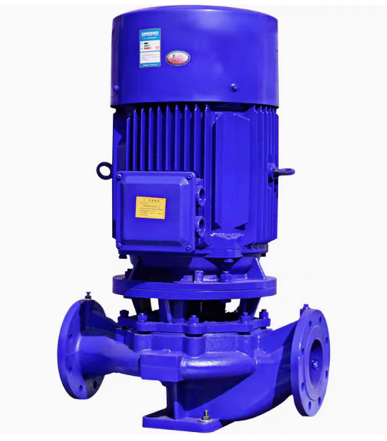 Cast iron vertical pipeline centrifugal pump