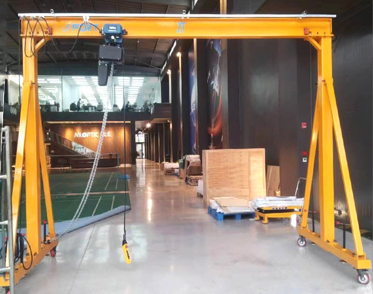 1t small portal gantry crane