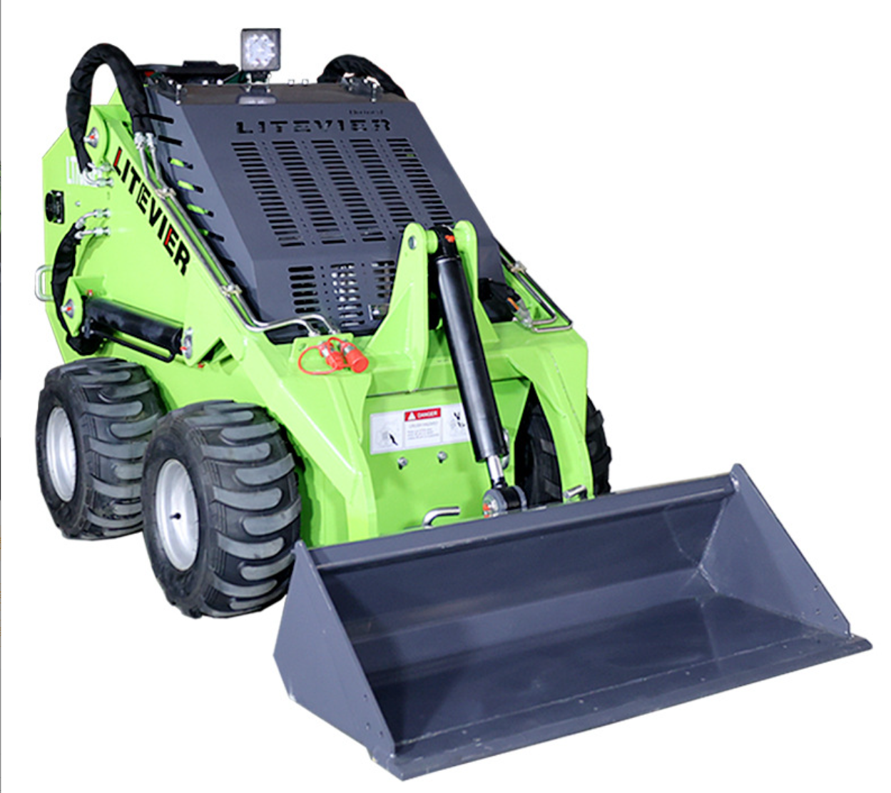Multifunctional miniature track skid steer mini shovel