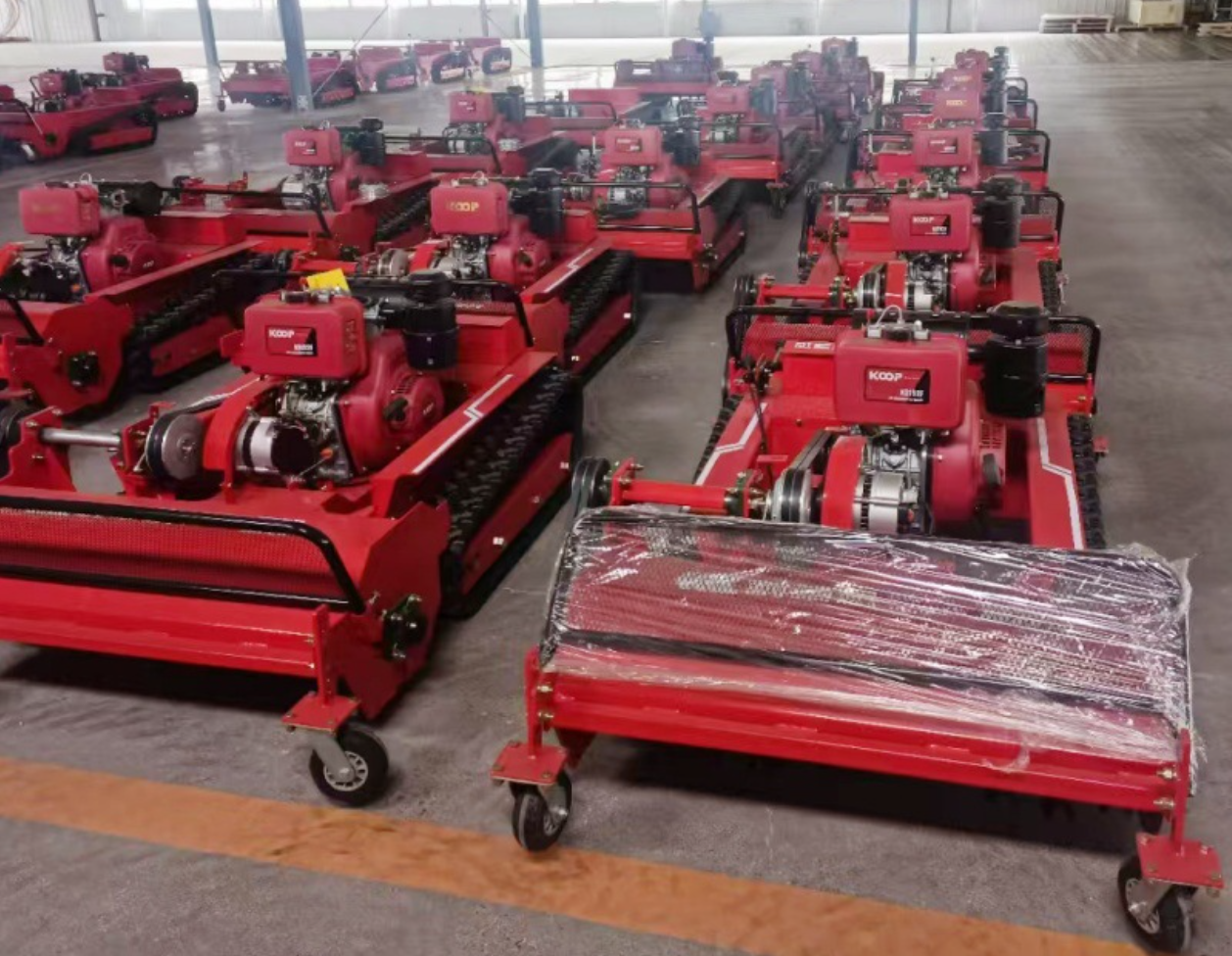 Automatic Obstacle Avoidance Crawler Remote Control Weed Eradicator