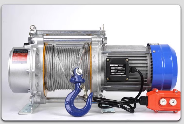 Wireless remote control hoist winch cable laying machine