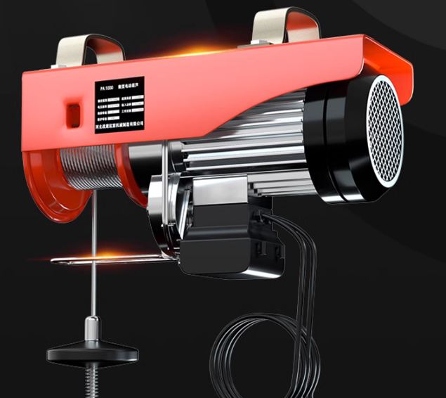 220V electric hoist, household crane, winch liftin