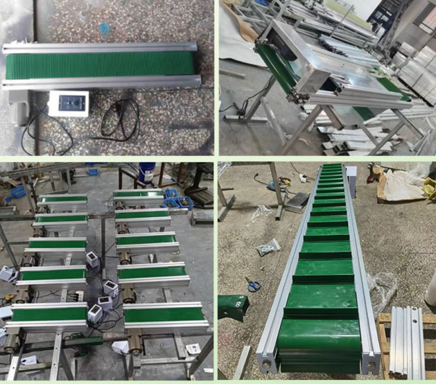 Small conveyor micro assembly line 24V built-in motor