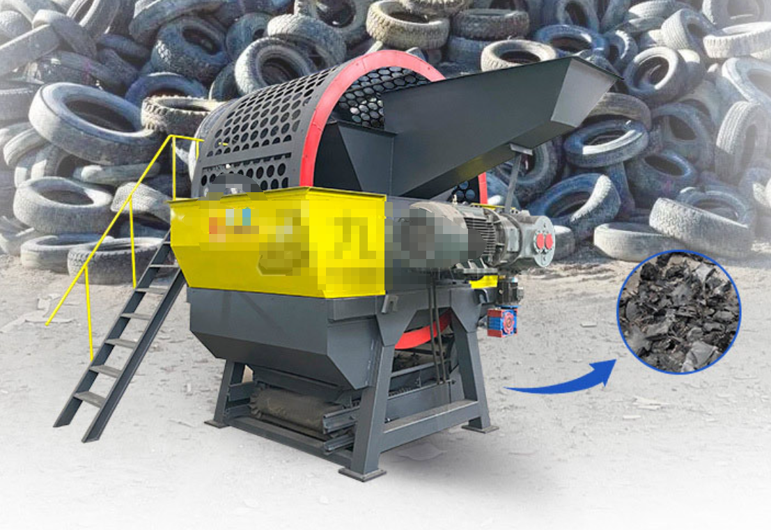 Rubber Steel Wire Separator Tire Crushing Granule Machine