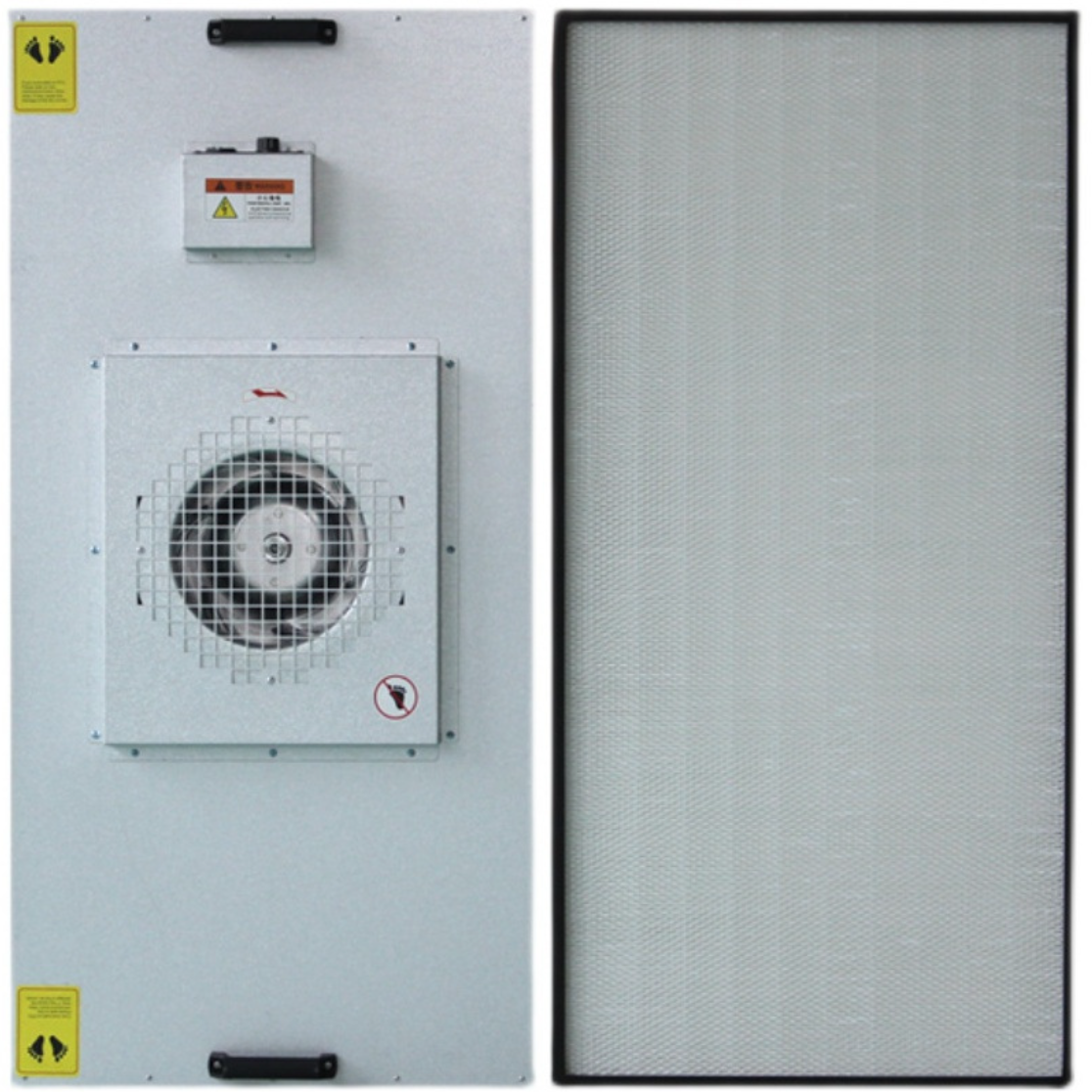 Clean room 100 level high efficiency filter fan