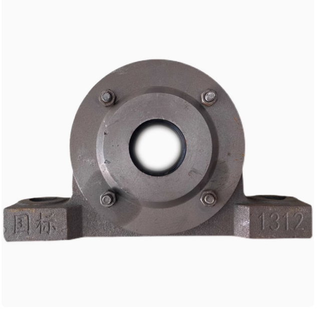 Heavy duty bearing seat for mining conveyor drum