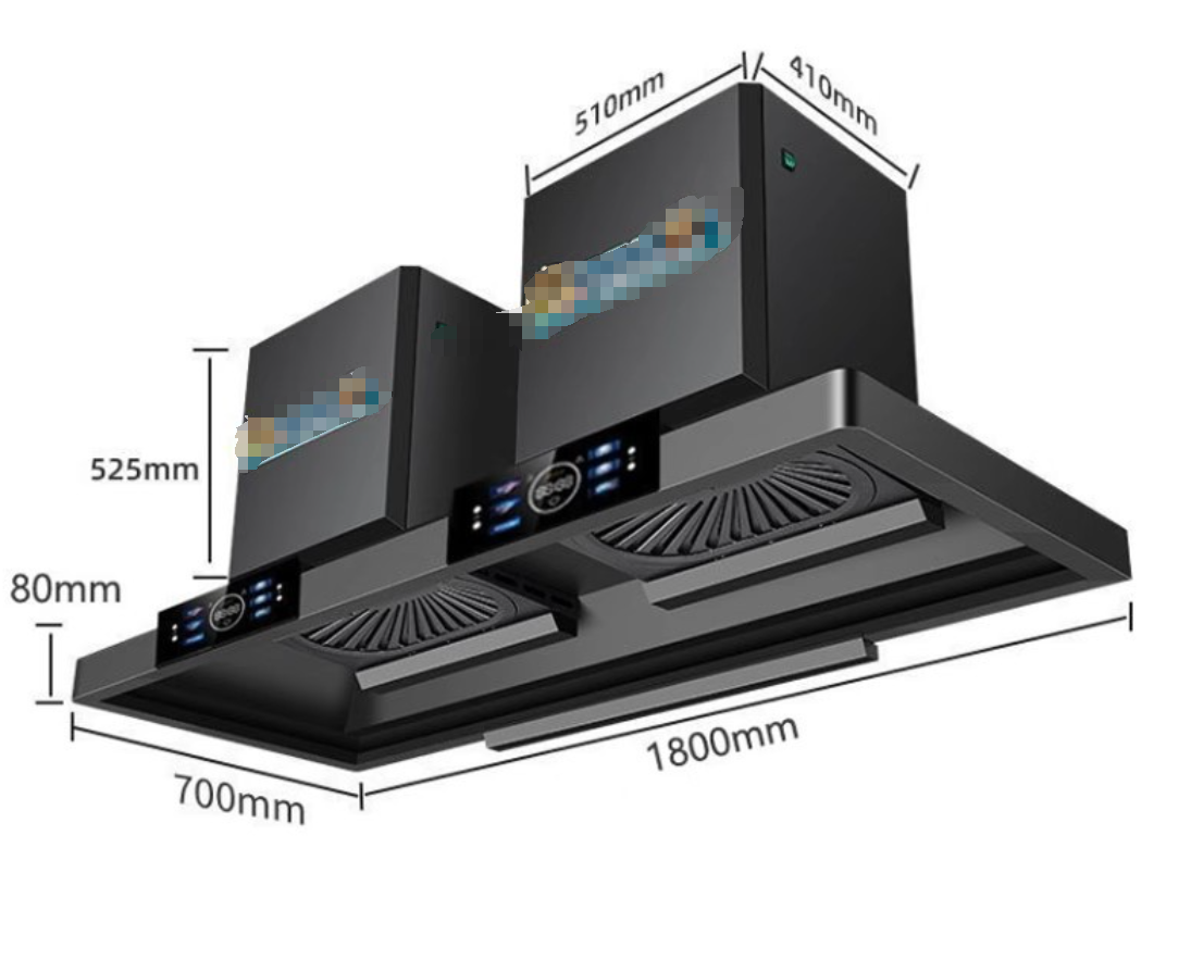 Commercial range hoods for rural stoves