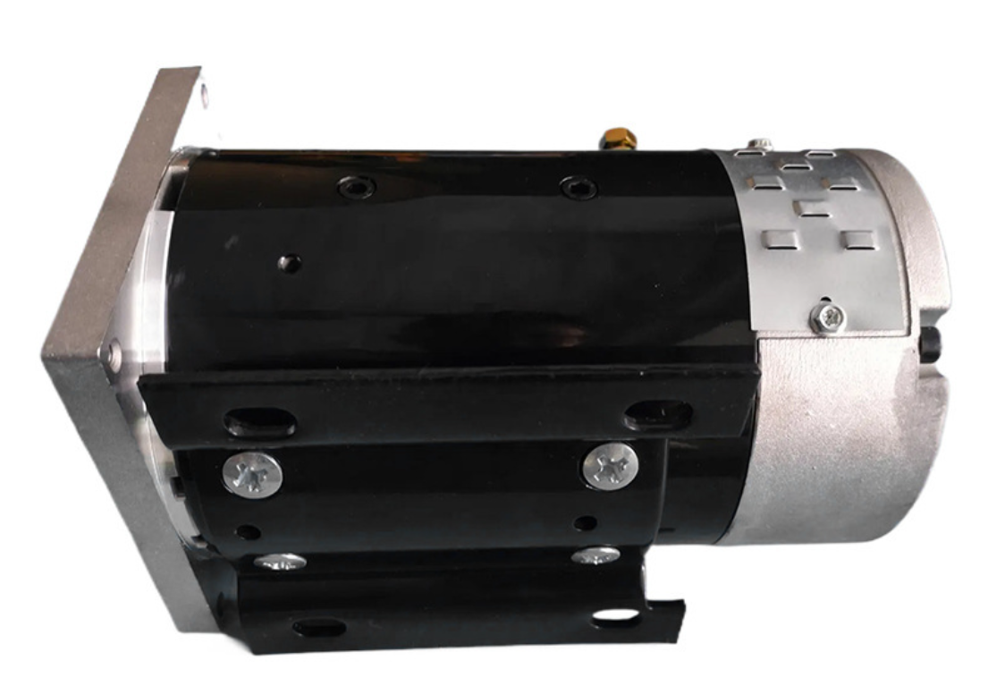 Hydraulic lifting and unloading power unit motor