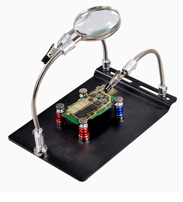 Welding fixture, circuit board, PCB soldering auxiliary tool
