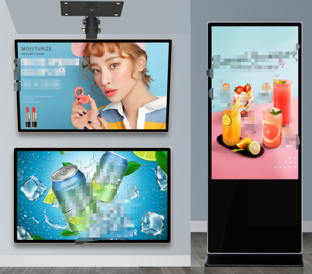 Smart Touch Android Floor-to-ceiling Network Adver