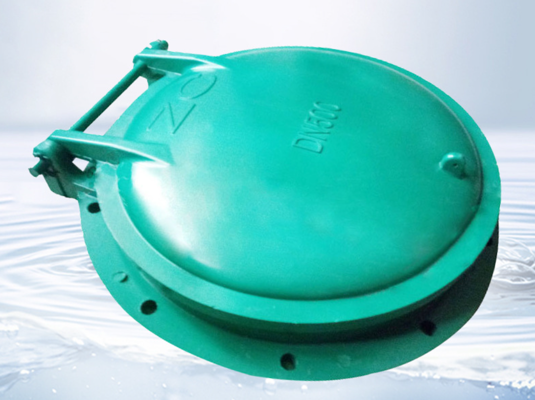 Fiberglass fiber reinforced plastic clapper door composite material clapper door bellows valve