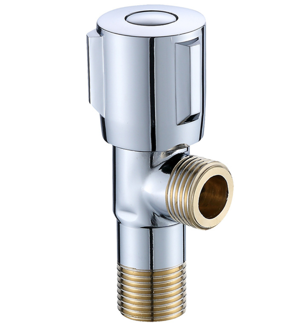 All copper body triangle valve 304 stainless steel thickened