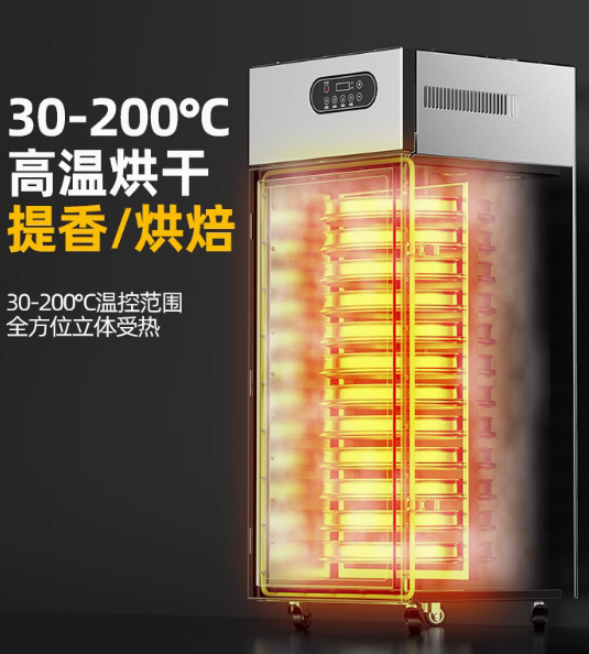 Rotating food dryer