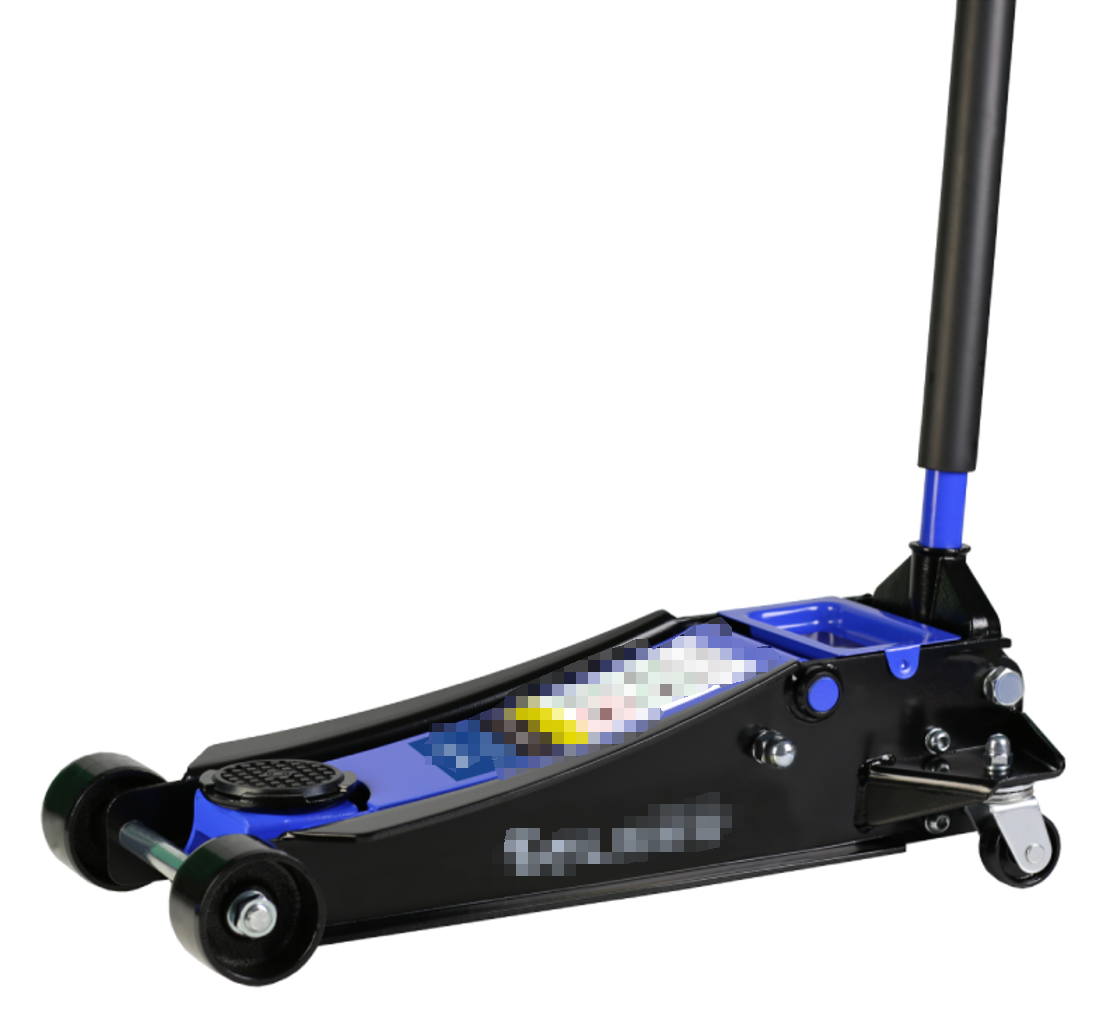 Double pump ultra-low horizontal hydraulic jacks