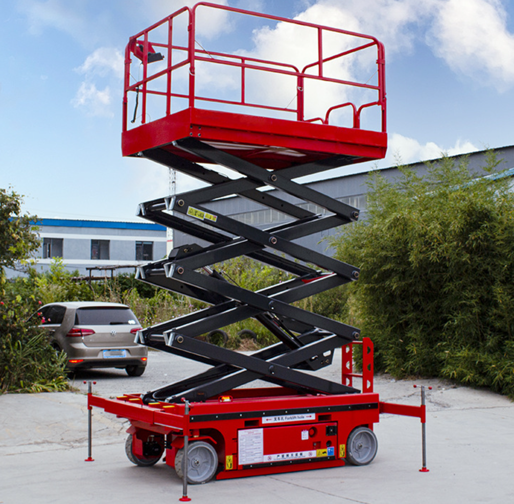 Self-propelled scissor lift small self-propelled electric lifting platform