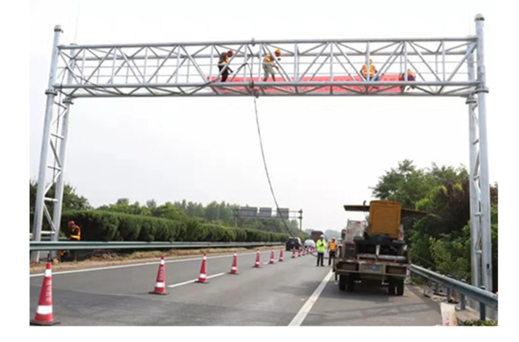 High-speed etc gantry electronic capture gantry