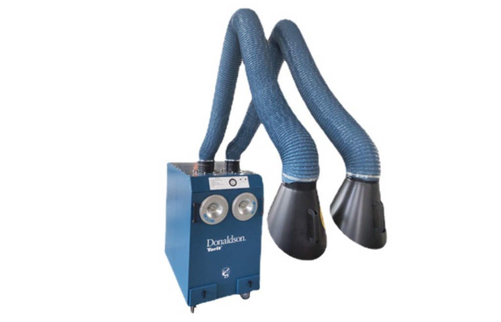 Double-arm mobile welding fume purifier