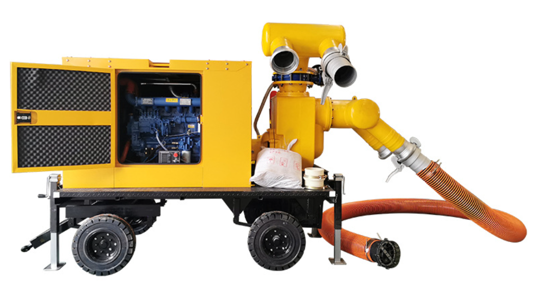 800 cubic meters of mobile flood control and drain