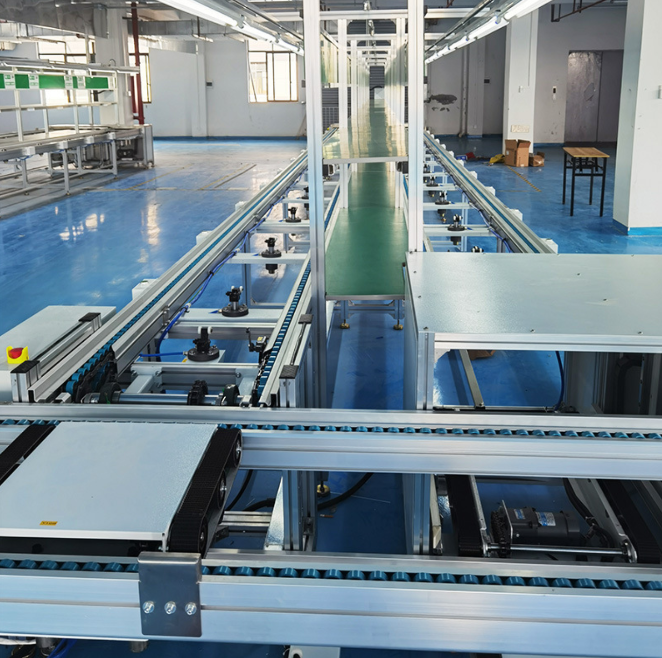 Speed Chain Conveyor Line Automation Lithium Elect