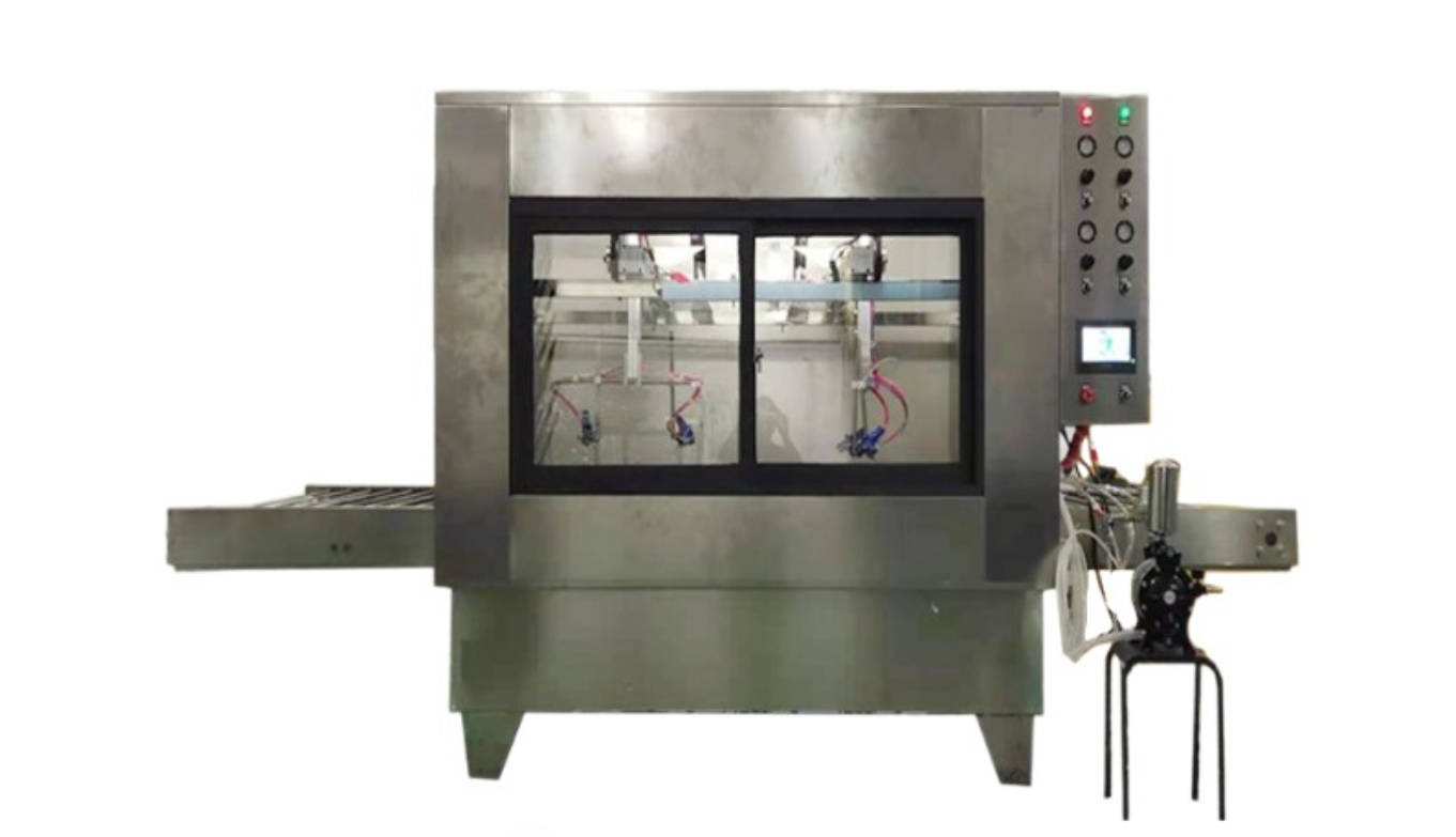 Plastic in-line reciprocating spraying machine hardware automatic spraying and drying line equipment