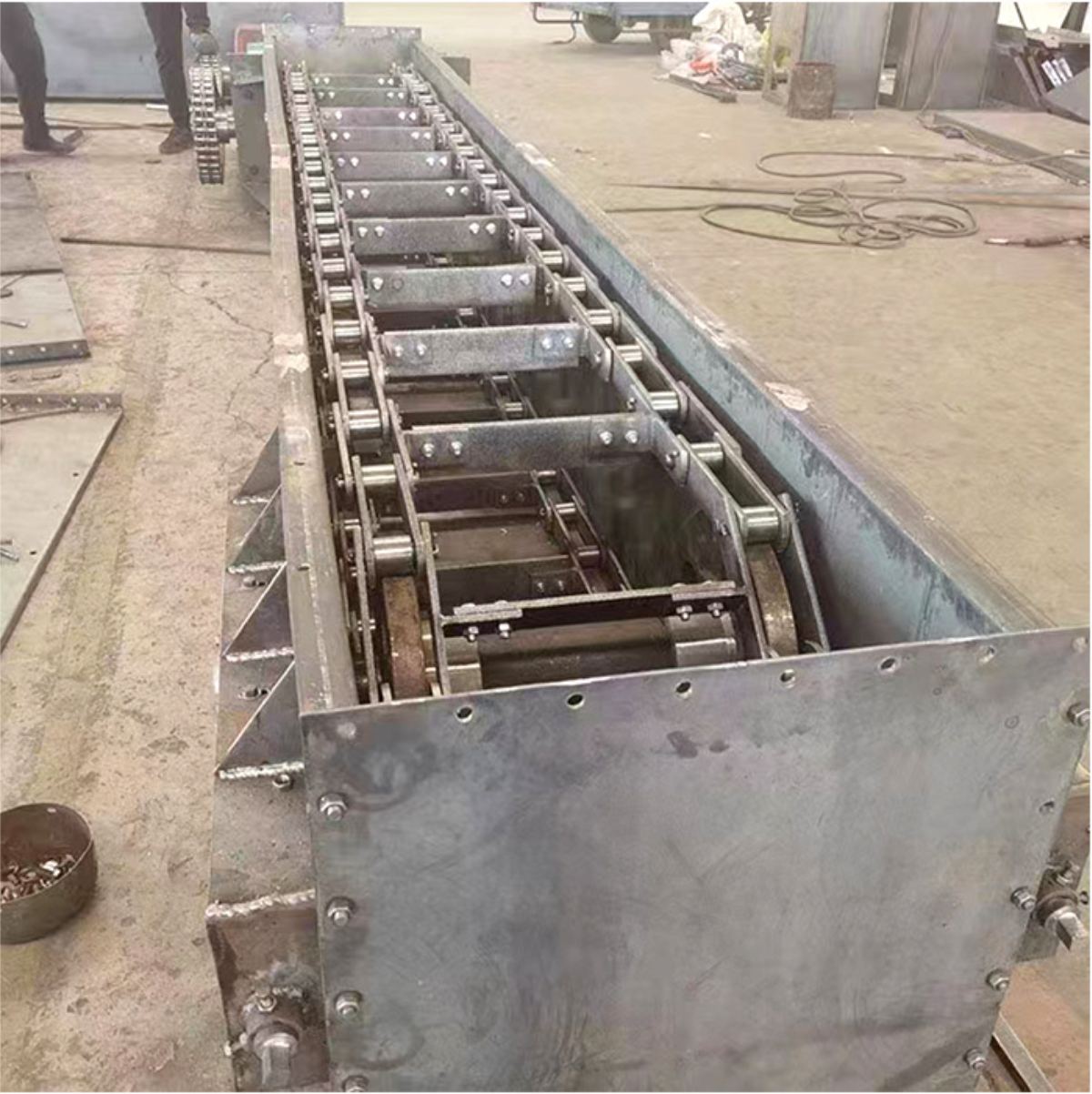 Mining Chain Scraper Conveyor Mining Cement Coal Mine Dust Conveying Equipment