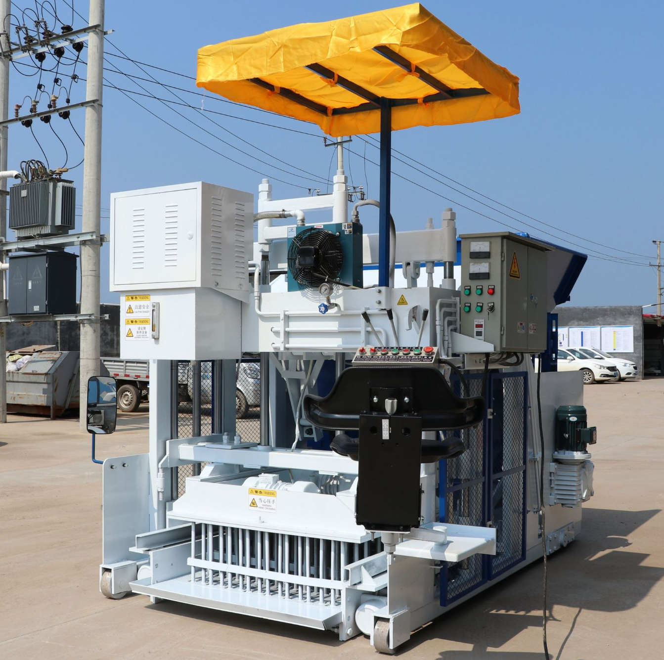 JH-10A Mobile Walking Block Molding Machine Water 